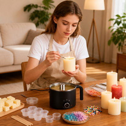 Woskera™ Pro 1.5L – Elektryczny topiarka do wosku i mydła
